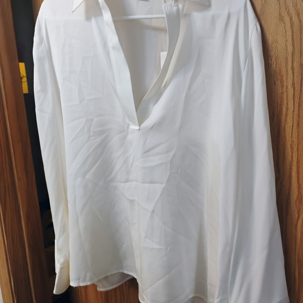 Vince White Women's Blouse